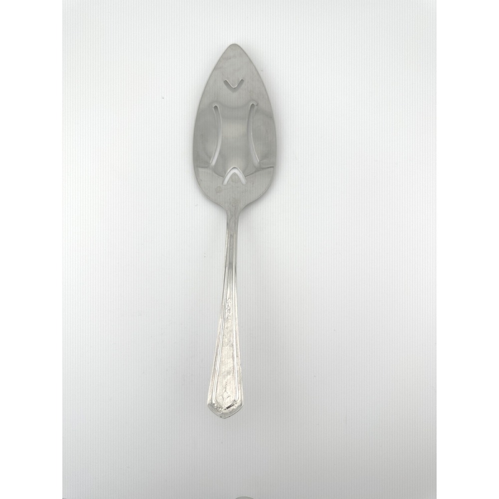Vintage Diamond Silver Co DS Stainless Steel Pie Server Slotted Made in USA